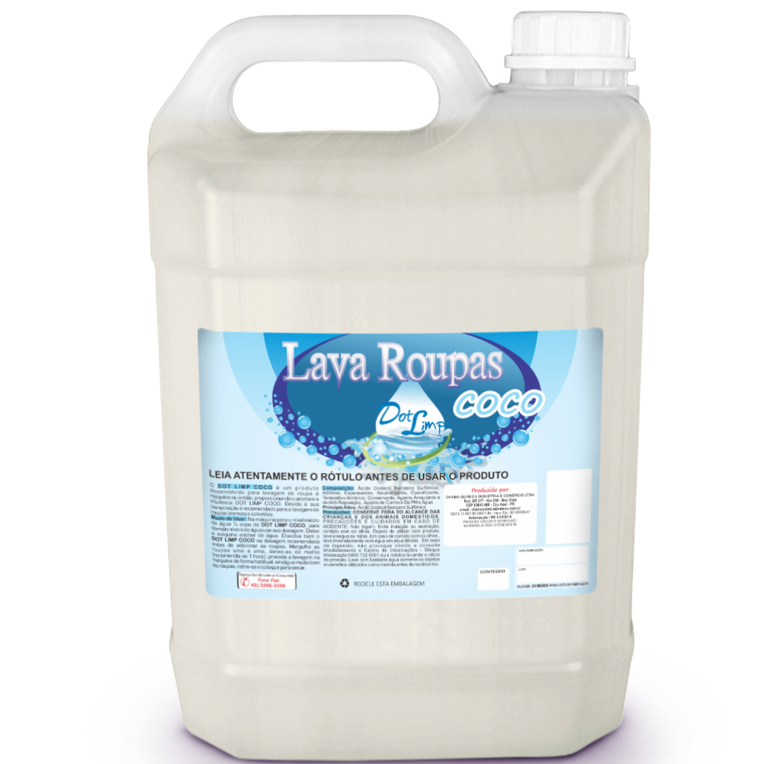 Lava Roupas Coco 5L