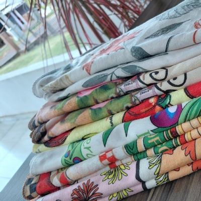 Pano de prato estampado