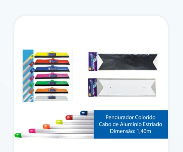 Rodo cabo alumínio 0,40cm cabo 1,40mts